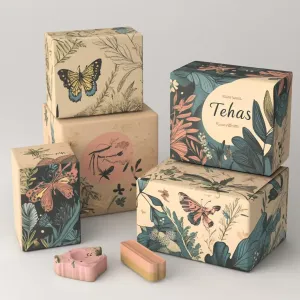 pudełka z nadrukiem